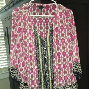 Women’s Pink Pattern Blouse